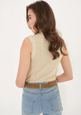 Top Taka in Maglia Lurex GRIGIO SILVER GOLD Donna immagine n. 3