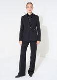 Alessia satin shirt NERO BLACKBEIGE LATTEBLU Woman image number 5