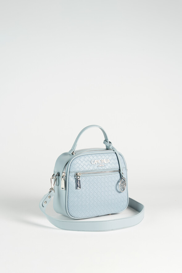 Byl eco-leather bowling bag BLU CELESTE Woman null