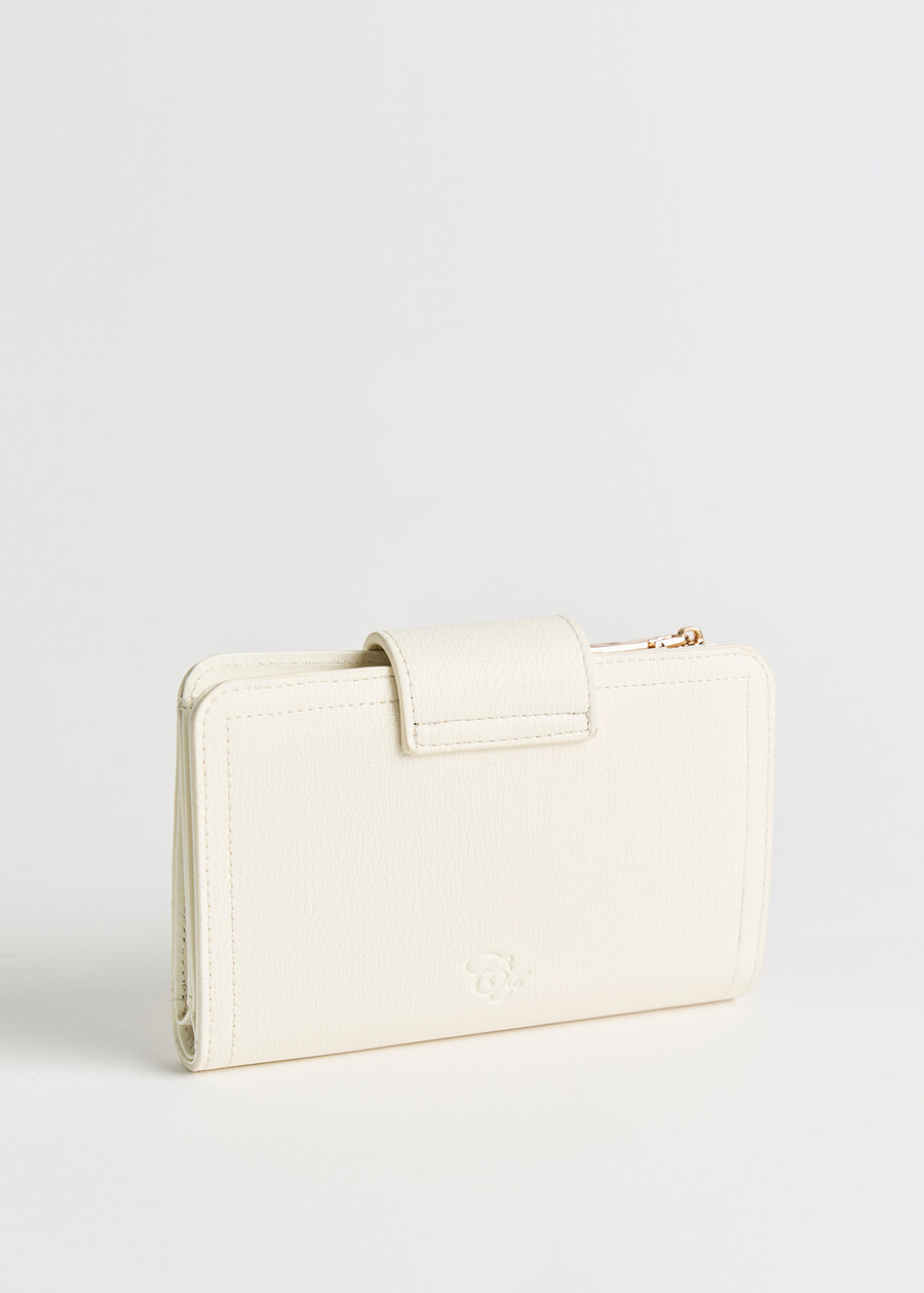 Path deer print wallet BIANCO WHITE Woman , image number 3