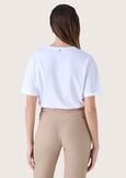 T-shirt oversize Serena in cotone BIANCO WHITE Donna immagine n. 3