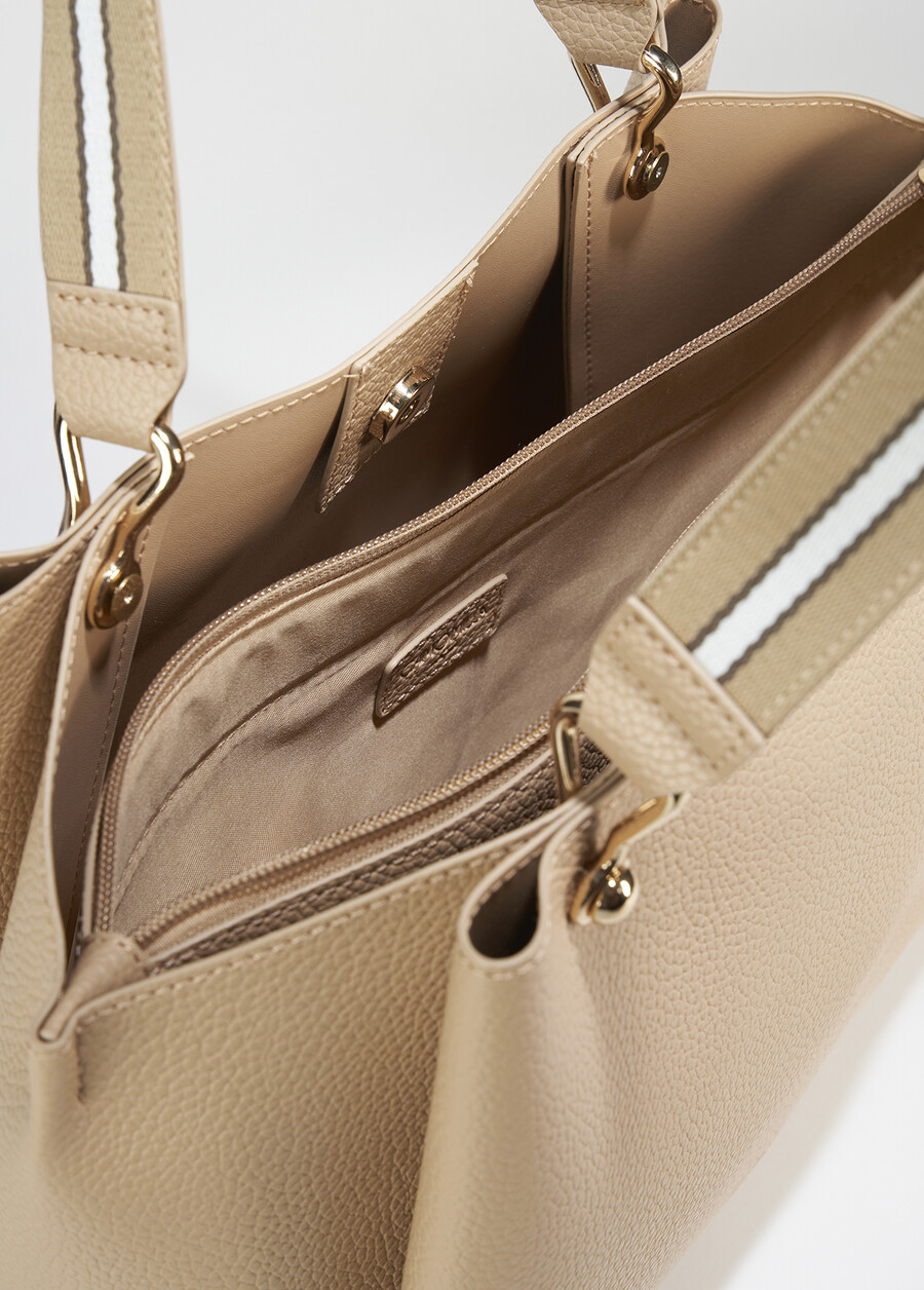 Borsa shopping Ballia in ecopelle BEIGEBLUE OLTREMARE  Donna , immagine n. 3