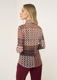 Camicia Calyd in mesh stampata GRIGIO TORTORA Donna immagine n. 3