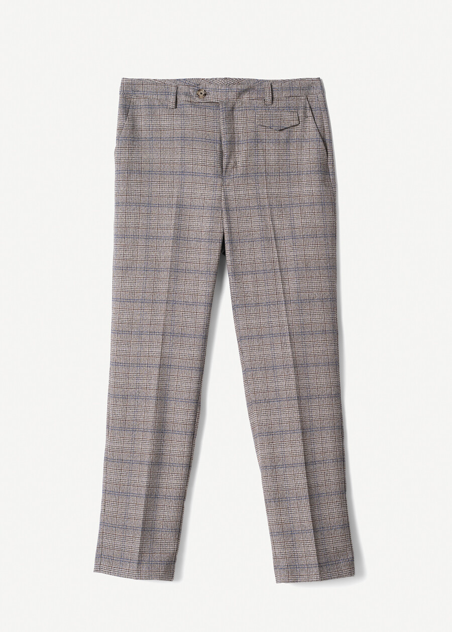 Pantalone Pilar check GRIGIO GREY Donna , immagine n. 6