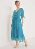 Amory Georgette Midi Dress GIALLOZAFFIBLUE TURCHESE Woman image number 2