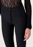 Pantalone Claudia in tessuto tecnico NERO BLACK Donna immagine n. 3
