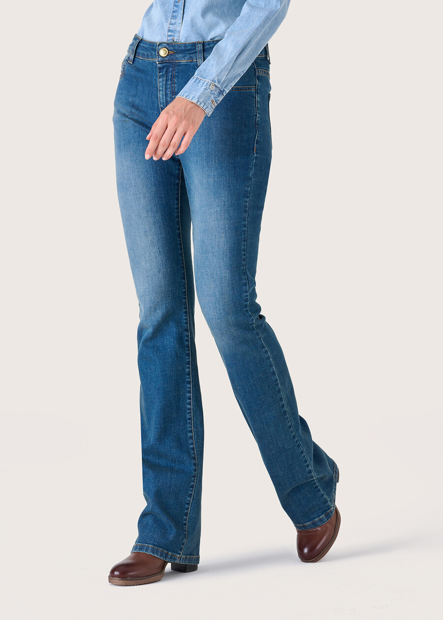 Cindy medium denim trousers DENI DENIM Woman , image number 2