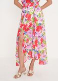 Gonna lunga Gwendy fantasia a fiori BIANCO WHITE Donna immagine n. 2