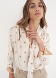 Camicia Camylla in satin BEIGE Donna immagine n. 2