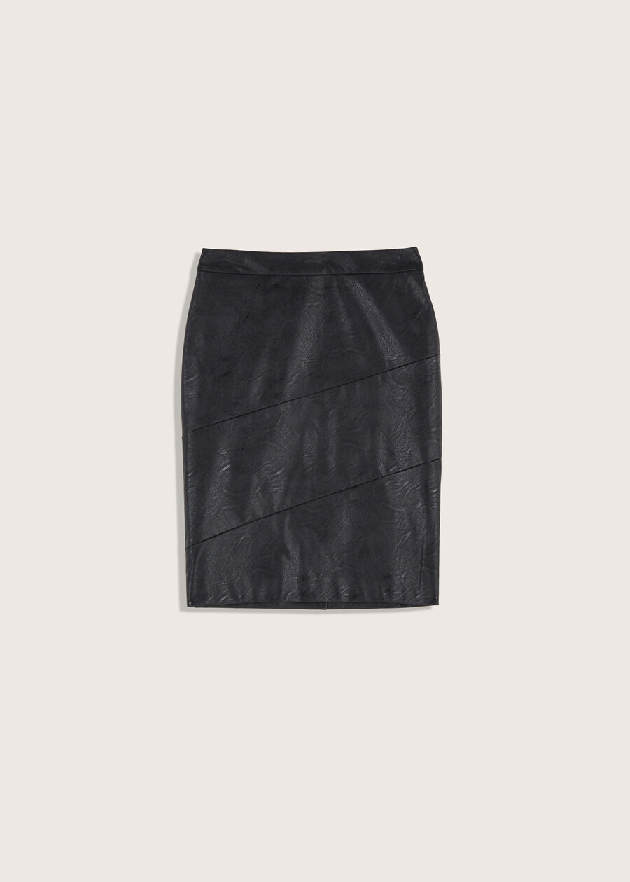 Giselle eco-leather skirt, Woman  , image number 3