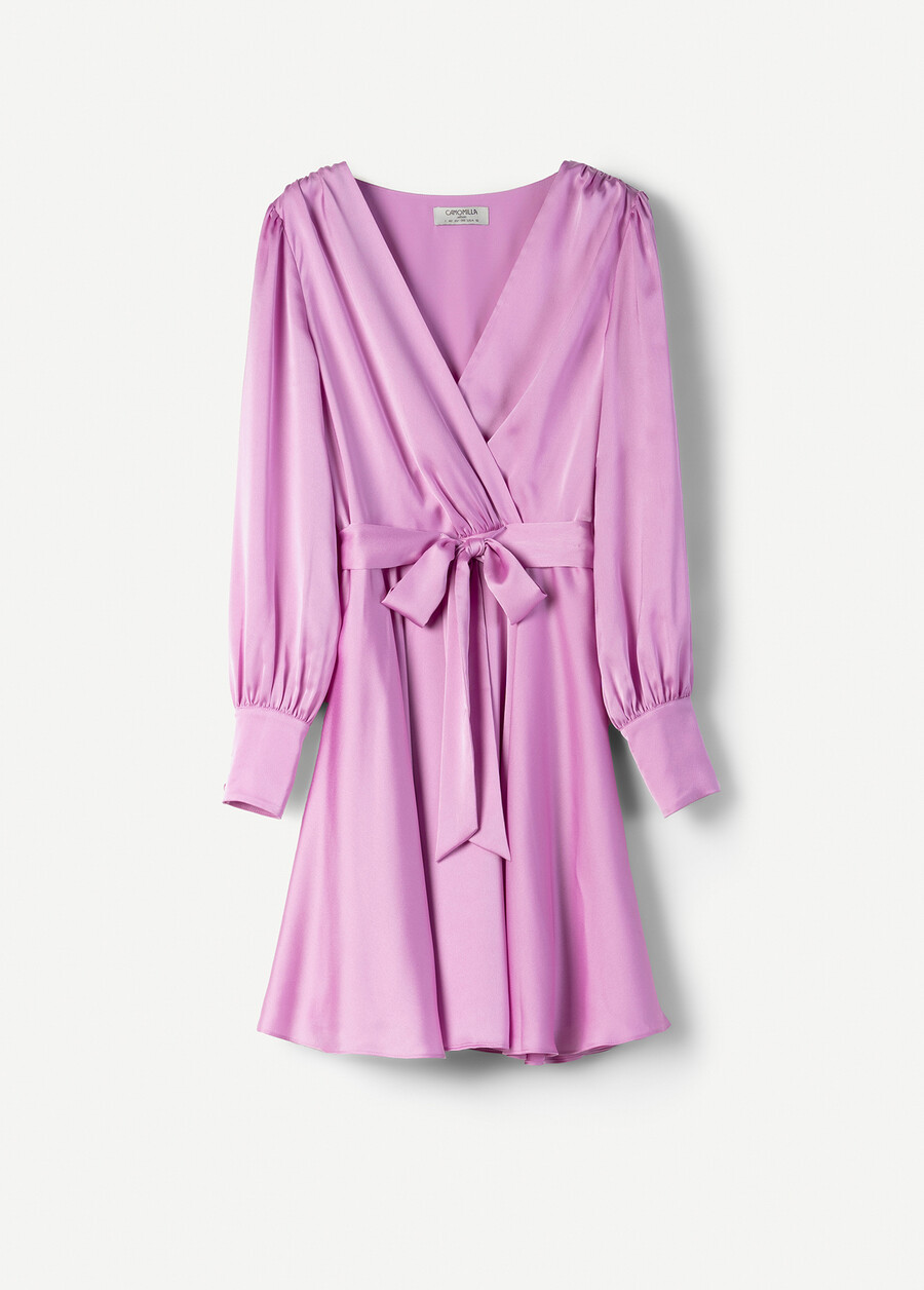 Angelique satin dress VIOLA ORCHIDEA Woman , image number 5