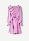 Angelique satin dress VIOLA ORCHIDEA Woman image number 5