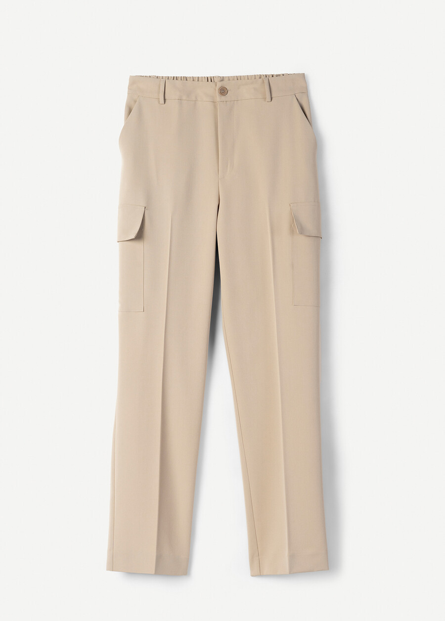 Perseo cargo trousers BEIGENERO BLACK Woman , image number 5