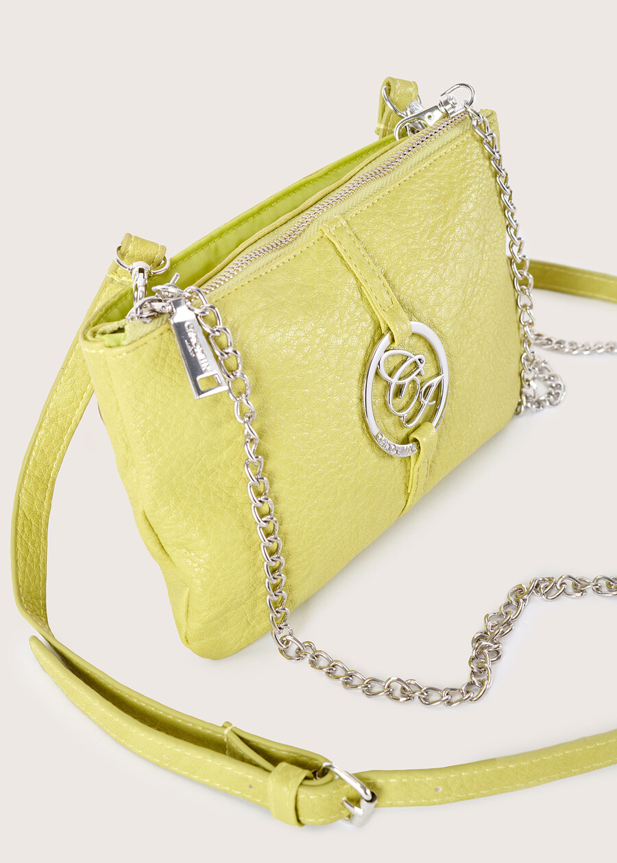 Pochette Tongaloce in ecopelle VERDE PERABIANCO WHITEFUXI GLOSS Donna , immagine n. 2