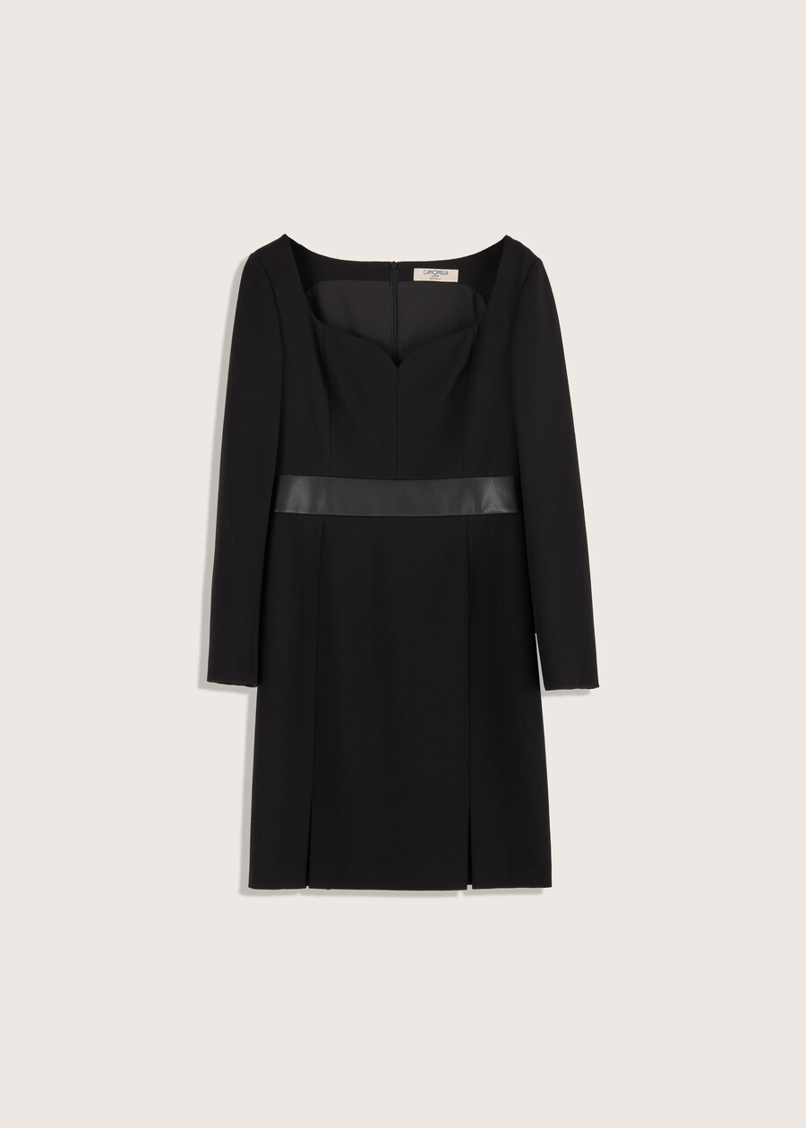 Abito Andrey in punto Milano NERO Donna , immagine n. 4
