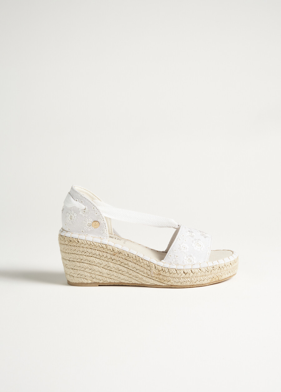 Estrella cotton espadrilles BIANCO WHITE Woman , image number 4