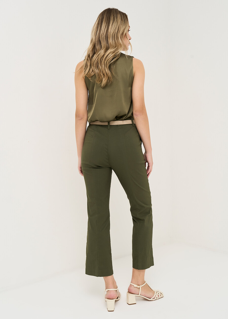 Pantaloni Jacqueline flare VERDEBLU Donna , immagine n. 4