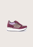 Sherly multi-material sneakers ROSSO SYRAHBLU LAGUNA Woman image number 3