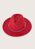 Ciriaco 100% straw hat BLU FRENCHROSSO TULIPANO Woman image number 2
