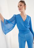 Blusa Blusy In Georgette GIALLOZAFFI Donna immagine n. 1