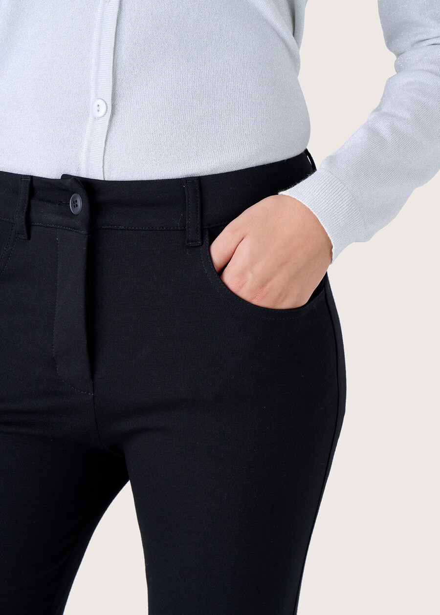 Pantalone Kate in punto Milano NERO BLACKBLUE OLTREMARE  Donna , immagine n. 3