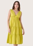Asia 100% cotton dress VERDE LIME Woman image number 2