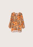 Sely ecovero viscose shirt BEIGE LIGHT BEIGE Woman image number 4