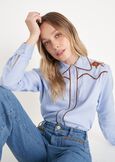 Camicia Caya 100% rayon BLU CELESTE Donna immagine n. 1