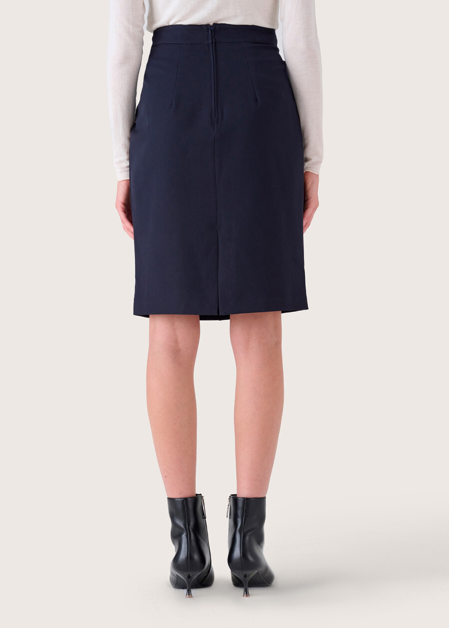 Gonna Gladys in tessuto tecnico NERO BLACKBEIGE GESSOBLU Donna , immagine n. 5
