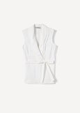 Titty Cotton Blend Top BIANCO WHITE Woman image number 4