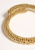 Glory choker necklace with microbeads GRIGIO GUNMETALGOLD Woman image number 4