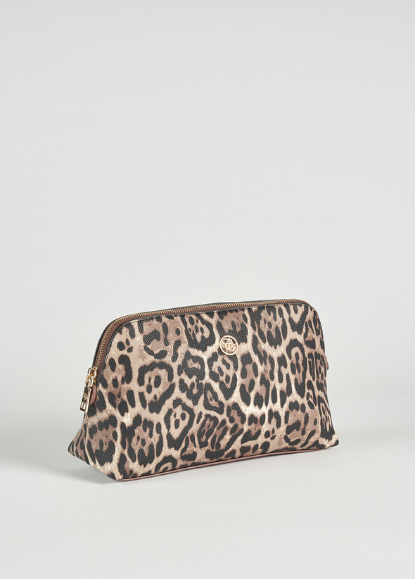 Bina eco-leather beauty case NERO BLACK Woman null