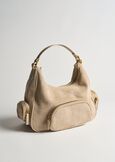 Betany-A faux-suede hobo bag BEIGE Woman image number 2