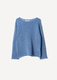Mia oversized knit top MARRONE CAFFECELESTE FIORDALISO Woman image number 5