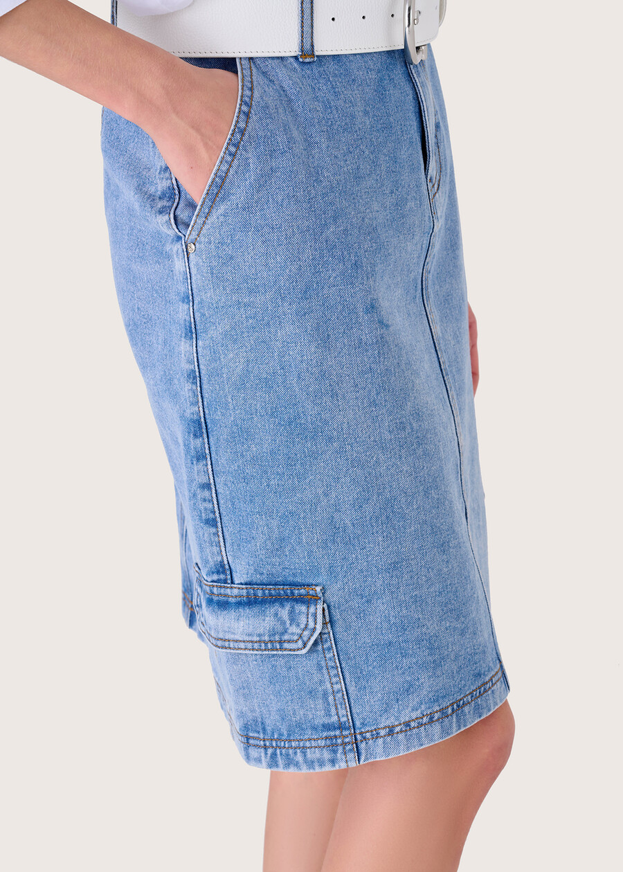 Gonna Ginny in medium denim DENI DENIM Donna , immagine n. 3