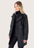 Taira double-breasted trench coat NERO BLACK Woman image number 2