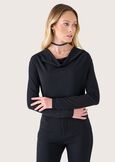 Maglia Laura in jersey NERO BLACKGRIGIO CLOUD Donna immagine n. 1
