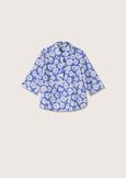 Caroly 100% cotton blouse BLU ABISSO Woman image number 4
