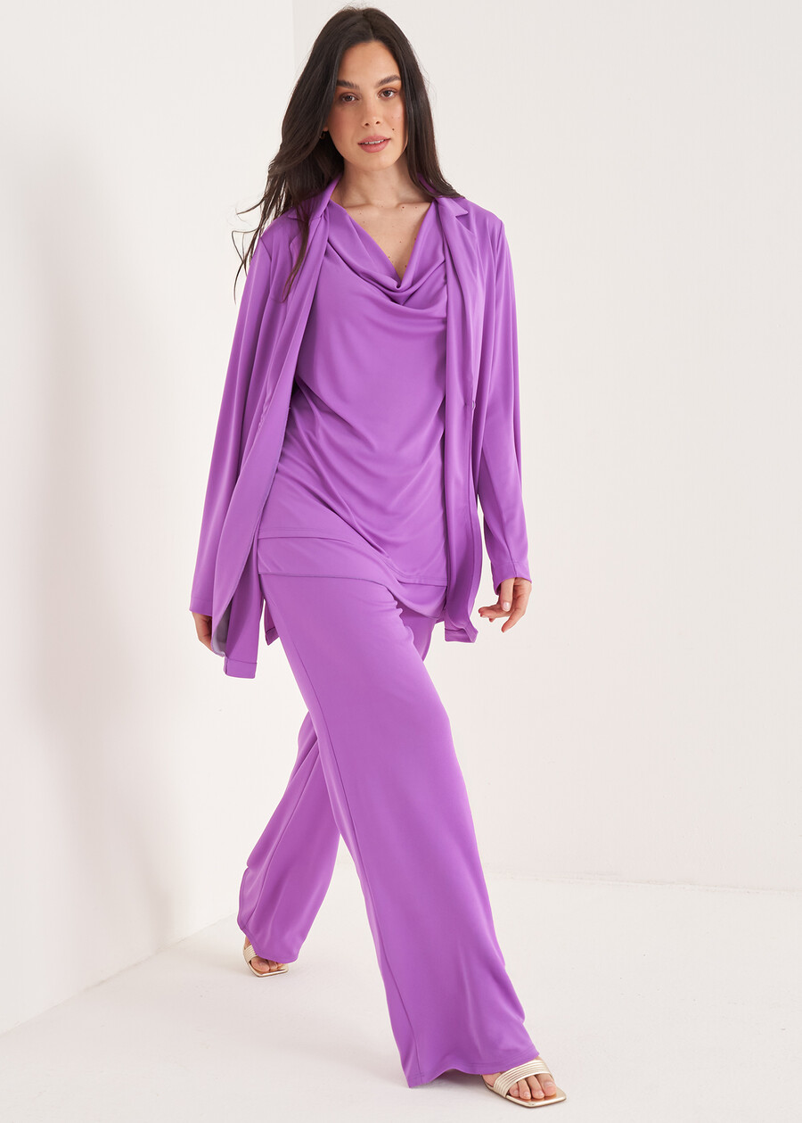 Giada Jersey Jacket VIOLA MULBERRY Woman , image number 4