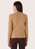 Maglia Maori con scollo a goccia BEIGE CAMMELLO Donna immagine n. 3