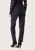 Alice technical fabric trousers NERO BLACK Woman image number 4
