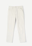 Pantalone Alicez in velluto di cotone BIANCO BURROBLUE OLTREMARE  Donna immagine n. 6