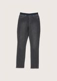 Kelly denim trousers GRIGIO DARKGREYDENI DENIM Woman image number 6