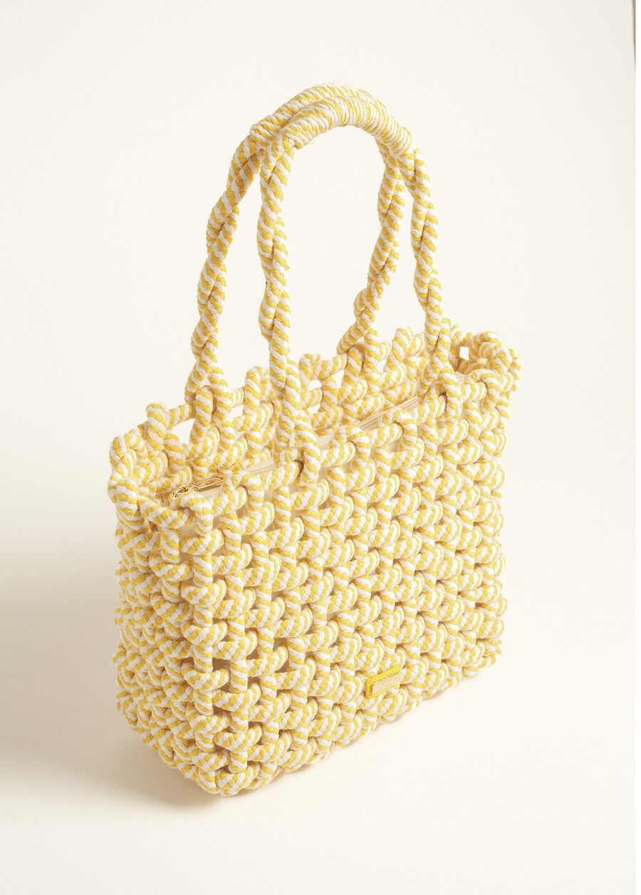 Borsa Besta In Corda Intrecciata BEIGE CAMELGIALLO Donna , immagine n. 3