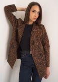 Germana double-breasted jacket MARRONE CARAMELLO Woman image number 3