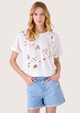 T-shirt Syria con scollo a barca BIANCO Donna immagine n. 1