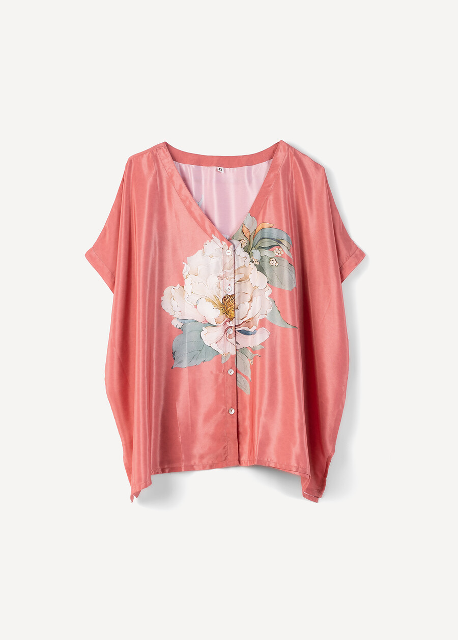 Blusa Bonnie stampa floreale ROSA Donna , immagine n. 4