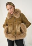 Giacca Gennifer denim ecopelliccia MARRONE Donna immagine n. 1