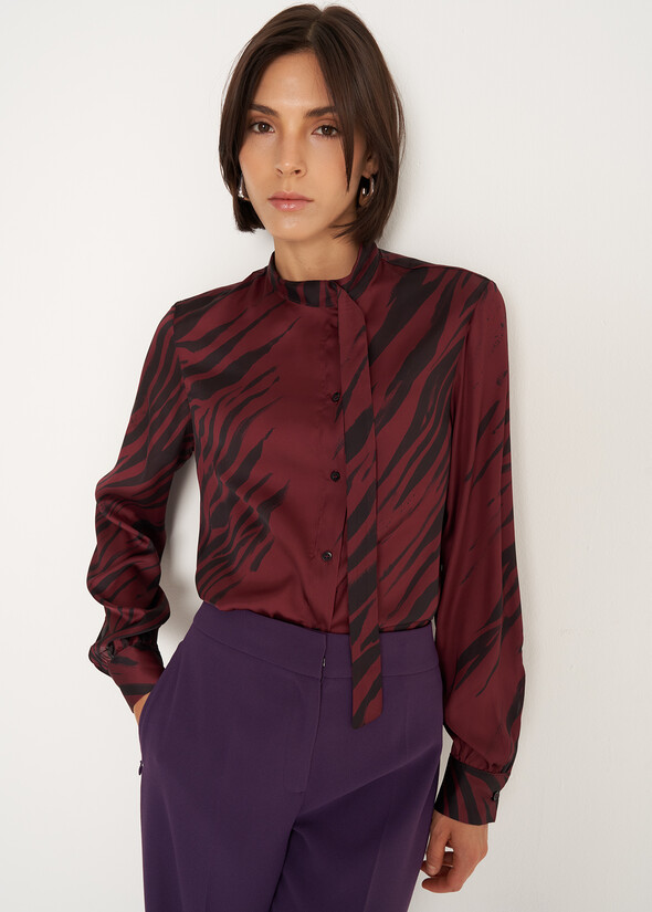 Calyd tribal print shirt VIOLA PURPLE Woman null