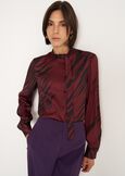 Calyd tribal print shirt VIOLA PURPLE Woman image number 1